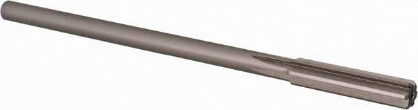 Alvord Polk - Letter R High Speed Steel 6 Flute Chucking Reamer - Straight Flute, 0.2792" Straight Shank, 1-1/2" Flute Length, 6" OAL - USA Tool & Supply