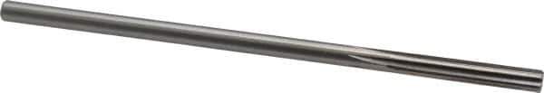 Alvord Polk - 1/4" High Speed Steel 6 Flute Chucking Reamer - Straight Flute, 0.2405" Straight Shank, 1-1/2" Flute Length, 6" OAL - USA Tool & Supply