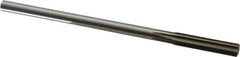 Alvord Polk - 5/16" High Speed Steel 6 Flute Chucking Reamer - Straight Flute, 0.2792" Straight Shank, 1-1/2" Flute Length, 6" OAL - USA Tool & Supply