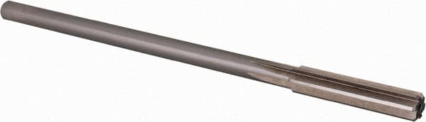 Alvord Polk - 0.373" High Speed Steel 6 Flute Dowel Pin Chucking Reamer - USA Tool & Supply