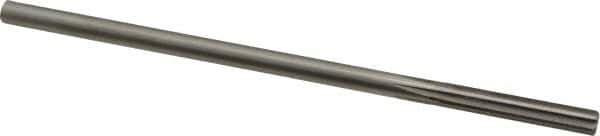 Alvord Polk - 1/4" High Speed Steel 6 Flute Chucking Reamer - Straight Flute, 0.2405" Straight Shank, 1-1/2" Flute Length, 6" OAL - USA Tool & Supply