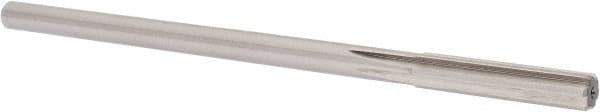 Alvord Polk - 0.3115" High Speed Steel 6 Flute Chucking Reamer - Straight Flute, 0.2792" Straight Shank, 1-1/2" Flute Length, 6" OAL - USA Tool & Supply