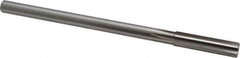 Alvord Polk - 1/2" High Speed Steel 6 Flute Chucking Reamer - Straight Flute, 0.4355" Straight Shank, 2" Flute Length, 8" OAL - USA Tool & Supply