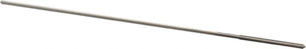 Alvord Polk - 1mm High Speed Steel 4 Flute Chucking Reamer - Straight Flute, 0.035" Straight Shank, 1/2" Flute Length, 2-1/2" OAL - USA Tool & Supply