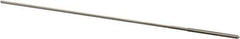 Alvord Polk - 1mm High Speed Steel 4 Flute Chucking Reamer - Straight Flute, 0.035" Straight Shank, 1/2" Flute Length, 2-1/2" OAL - USA Tool & Supply