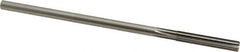 Alvord Polk - 6.5mm High Speed Steel 6 Flute Chucking Reamer - Straight Flute, 0.2405" Straight Shank, 1-1/2" Flute Length, 6" OAL - USA Tool & Supply