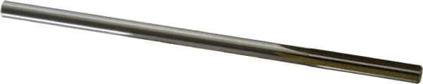 Alvord Polk - 7mm High Speed Steel 6 Flute Chucking Reamer - Straight Flute, 1/4" Straight Shank, 1-1/2" Flute Length, 6" OAL - USA Tool & Supply