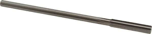 Alvord Polk - 9.5mm High Speed Steel 6 Flute Chucking Reamer - Straight Flute, 0.3105" Straight Shank, 1-3/4" Flute Length, 7" OAL - USA Tool & Supply