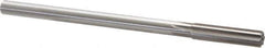 Alvord Polk - 10.5mm High Speed Steel 6 Flute Chucking Reamer - Straight Flute, 0.373" Straight Shank, 1-3/4" Flute Length, 7" OAL - USA Tool & Supply