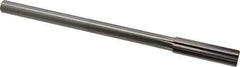 Alvord Polk - 14mm High Speed Steel 8 Flute Chucking Reamer - Straight Flute, 0.4355" Straight Shank, 2" Flute Length, 8" OAL - USA Tool & Supply