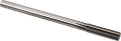 Alvord Polk - 16.5mm High Speed Steel 8 Flute Chucking Reamer - Straight Flute, 9/16" Straight Shank, 2-1/4" Flute Length, 9" OAL - USA Tool & Supply