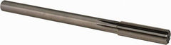 Alvord Polk - 18.5mm High Speed Steel 8 Flute Chucking Reamer - Straight Flute, 5/8" Straight Shank, 2-1/2" Flute Length, 9-1/2" OAL - USA Tool & Supply