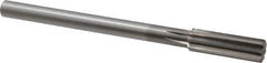 Alvord Polk - 20.5mm High Speed Steel 8 Flute Chucking Reamer - Straight Flute, 5/8" Straight Shank, 2-1/2" Flute Length, 9-1/2" OAL - USA Tool & Supply