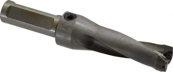 Kennametal - 2.19" Max Drill Depth, 2.5xD, 22.2mm Diam, Indexable Insert Drill - 2 Inserts, 3/4" Shank Diam, Straight Shank - USA Tool & Supply