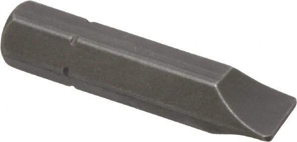 Apex - 19/64" x 0.046" Blade, 5/16" Drive Slotted Screwdriver Bit - 1-1/2" OAL, Insert Bit - USA Tool & Supply