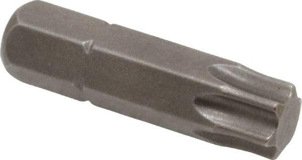 Apex - 1/4" Drive T40 Torx Screwdriver Bit - 1" OAL - USA Tool & Supply