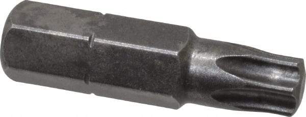 Apex - 5/16" Drive T40 Torx Screwdriver Bit - 1-1/4" OAL - USA Tool & Supply