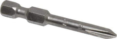 Apex - #1 Phillips Screwdriver Bit - 1/4" Hex Drive, 1-15/16" OAL - USA Tool & Supply