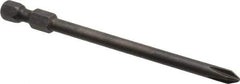 Apex - #1 Phillips Screwdriver Bit - 1/4" Hex Drive, 3-1/2" OAL - USA Tool & Supply