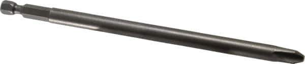 Apex - #3 Phillips Screwdriver Bit - 1/4" Hex Drive, 6" OAL - USA Tool & Supply