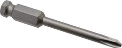 Apex - #2 Phillips Screwdriver Bit - 7/16" Hex Drive, 3-1/2" OAL - USA Tool & Supply