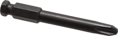 Apex - #4 Phillips Screwdriver Bit - 7/16" Hex Drive, 3-1/2" OAL - USA Tool & Supply