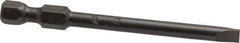 Apex - 0.187" Slotted Screwdriver Bit - 1/4" Hex Drive, 2-3/4" OAL - USA Tool & Supply