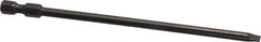 Apex - 0.187" Slotted Screwdriver Bit - 1/4" Hex Drive, 5" OAL - USA Tool & Supply