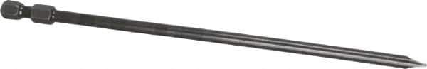 Apex - 0.187" Slotted Screwdriver Bit - 1/4" Hex Drive, 6" OAL - USA Tool & Supply