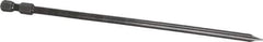 Apex - 0.187" Slotted Screwdriver Bit - 1/4" Hex Drive, 6" OAL - USA Tool & Supply