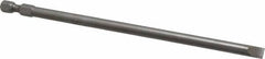 Apex - 1/4" Slotted Screwdriver Bit - 1/4" Hex Drive, 6" OAL - USA Tool & Supply