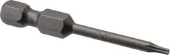 Apex - T6 Torx Bit - 1/4" Hex Drive, 1-15/16" OAL - USA Tool & Supply