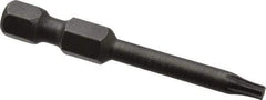 Apex - T10 Torx Bit - 1/4" Hex Drive, 1-15/16" OAL - USA Tool & Supply