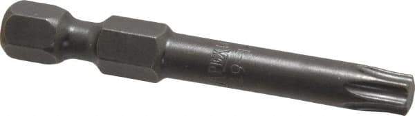 Apex - T27 Torx Bit - 1/4" Hex Drive, 1-15/16" OAL - USA Tool & Supply