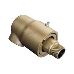 Duff-Norton - 3/4 NPT Left Hand Rotor Thread, 3/4" NPT Port, 7-3/4" Body Length, Dual Flow, General Purpose (Stationary Syphon), Rotary Union - Exact Industrial Supply