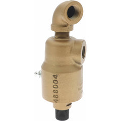 Duff-Norton - 1/2 NPT Right Hand Rotor Thread, 1/2" NPT Port, 7-1/4" Body Length, Dual Flow, General Purpose (Stationary Syphon), Rotary Union - Exact Industrial Supply
