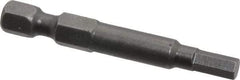 Apex - 5/32" Hex Bit - 1/4" Hex Drive, 1-15/16" OAL - USA Tool & Supply