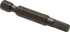 Apex - 3/16" Hex Bit - 1/4" Hex Drive, 1-15/16" OAL - USA Tool & Supply