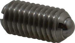 Gibraltar - M10x1.5, 6mm Ball Diam, 19mm Body Length, 2mm Max Ball Reach, Threaded Ball Plunger - Stainless Steel Body, Stainless Steel Ball, 4.5 Lb Initial End Force, 7.87 Lb Final End Force - USA Tool & Supply