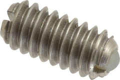 Gibraltar - 1/4-20, 0.125" Ball Diam, 0.531" Body Length, 0.035" Max Ball Reach, Threaded Ball Plunger - Stainless Steel Body, Nylon Ball, 4 Lb Initial End Force, 12 Lb Final End Force, Locking Element - USA Tool & Supply
