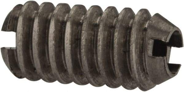 Gibraltar - 5-40, 0.062" Ball Diam, 0.25" Body Length, 0.02" Max Ball Reach, Threaded Ball Plunger - Stainless Steel Body, Nylon Ball, 0.25 Lb Initial End Force, 0.75 Lb Final End Force - USA Tool & Supply