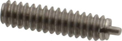 Gibraltar - 6-32, 17/32" Thread Length, 1/16" Plunger Projection, Stainless Steel Threaded Spring Plunger - 0.045" Max Plunger Diam, 17/32" Plunger Length, 1.5 Lb Init End Force, 4.5 Lb Final End Force - USA Tool & Supply