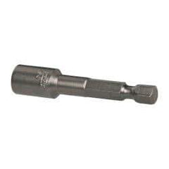 Apex - 1/4" Hex Drive 2-1/8" OAL Hex Bit Holder Bit - 1/4" Hex - USA Tool & Supply