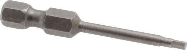 Apex - 2mm Hex Bit - 1/4" Hex Drive, 1-15/16" OAL - USA Tool & Supply