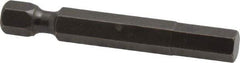 Apex - 6mm Hex Bit - 1/4" Hex Drive, 1-15/16" OAL - USA Tool & Supply