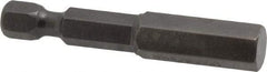 Apex - 8mm Hex Bit - 1/4" Hex Drive, 1-15/16" OAL - USA Tool & Supply