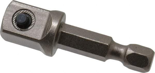 Apex - 3/8" Square Size Hex to Square Extension - 1/4" Hex Drive, 1-5/8" OAL - USA Tool & Supply