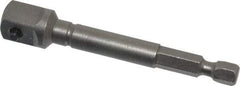 Apex - 3/8" Square Size Hex to Square Extension - 1/4" Hex Drive, 3" OAL - USA Tool & Supply