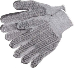 MCR Safety - Size L General Protection Work Gloves - For General Purpose, Knit Wrist Cuff, Gray, Paired - USA Tool & Supply