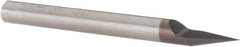 Value Collection - 3/16" Shank Diam, 2-1/2" OAL, 3/16" Cut Diam, Engraving Cutter - 0.331" LOC, AlTiN Finish - USA Tool & Supply